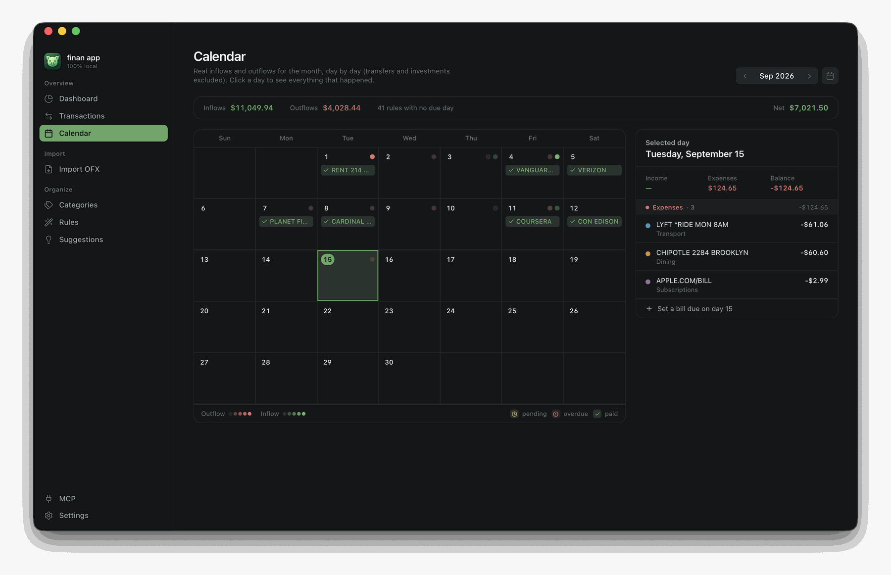 Calendar