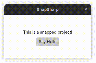 SnapSharp app