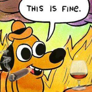 This is fine cognac and cigar