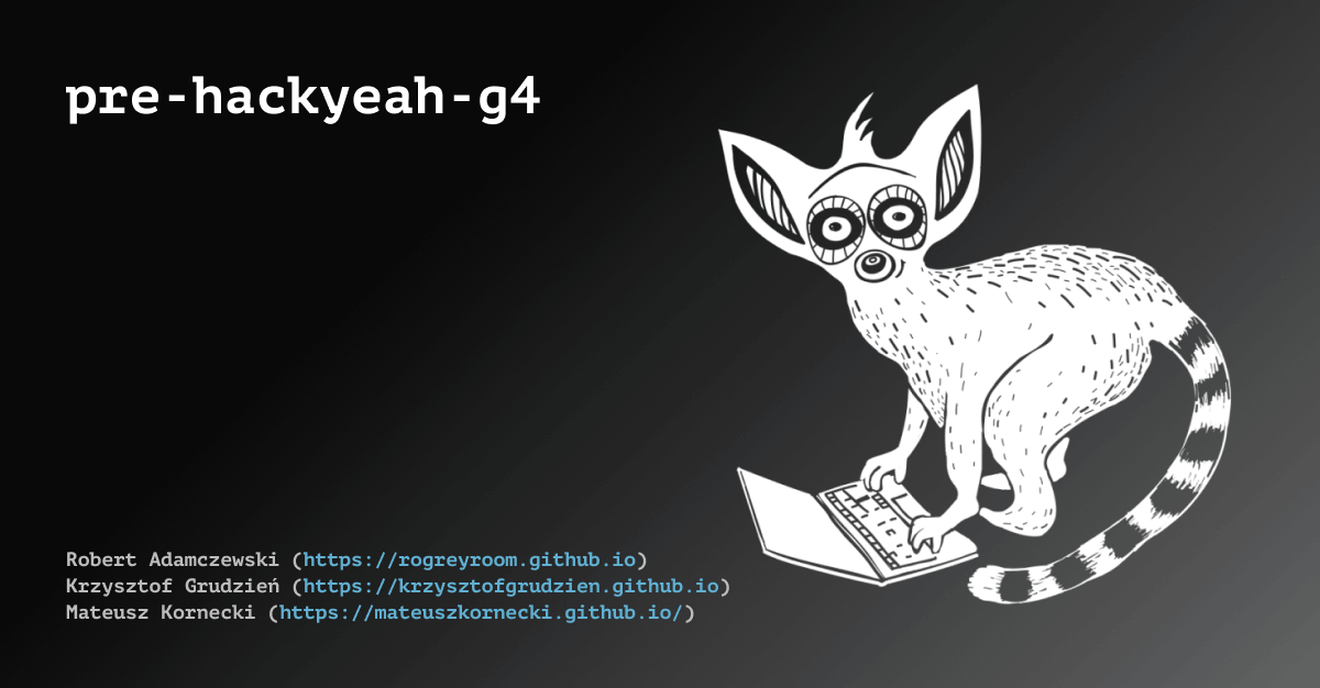 HACKYEAH team number 4 - git playground