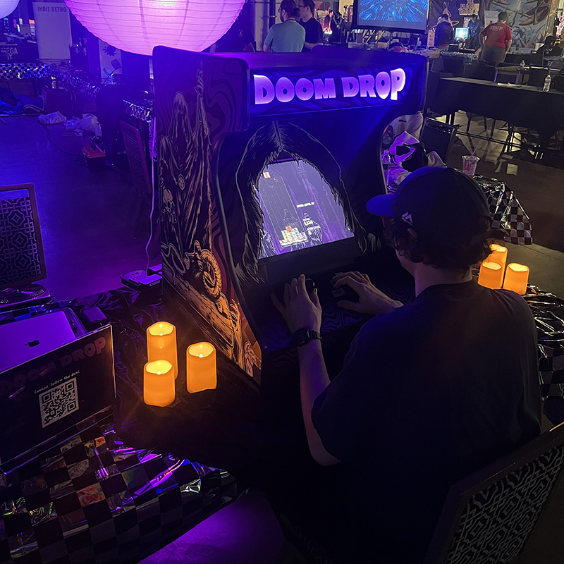 Drom Drop arcade cabinet