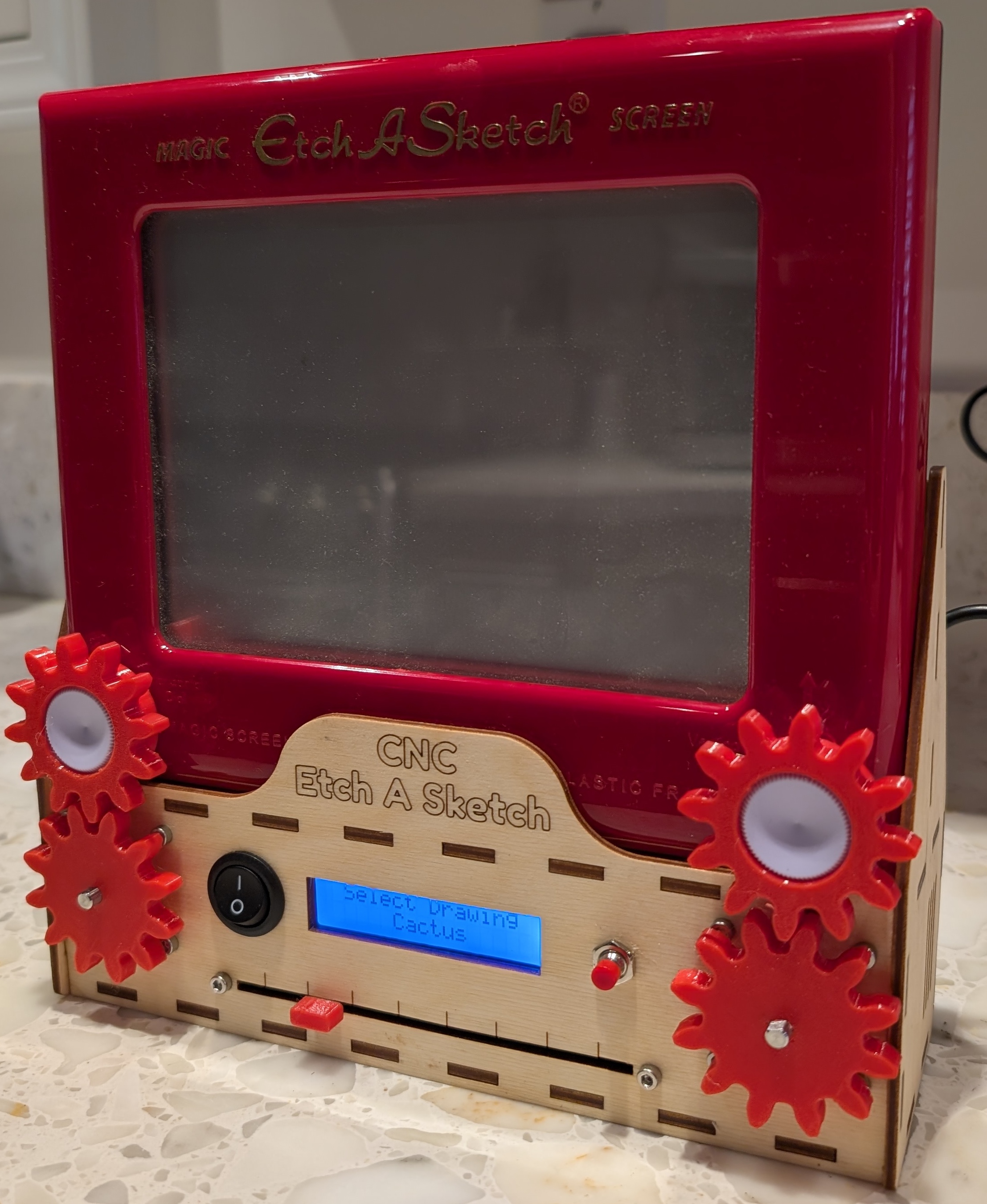 Cnc etch a sketch