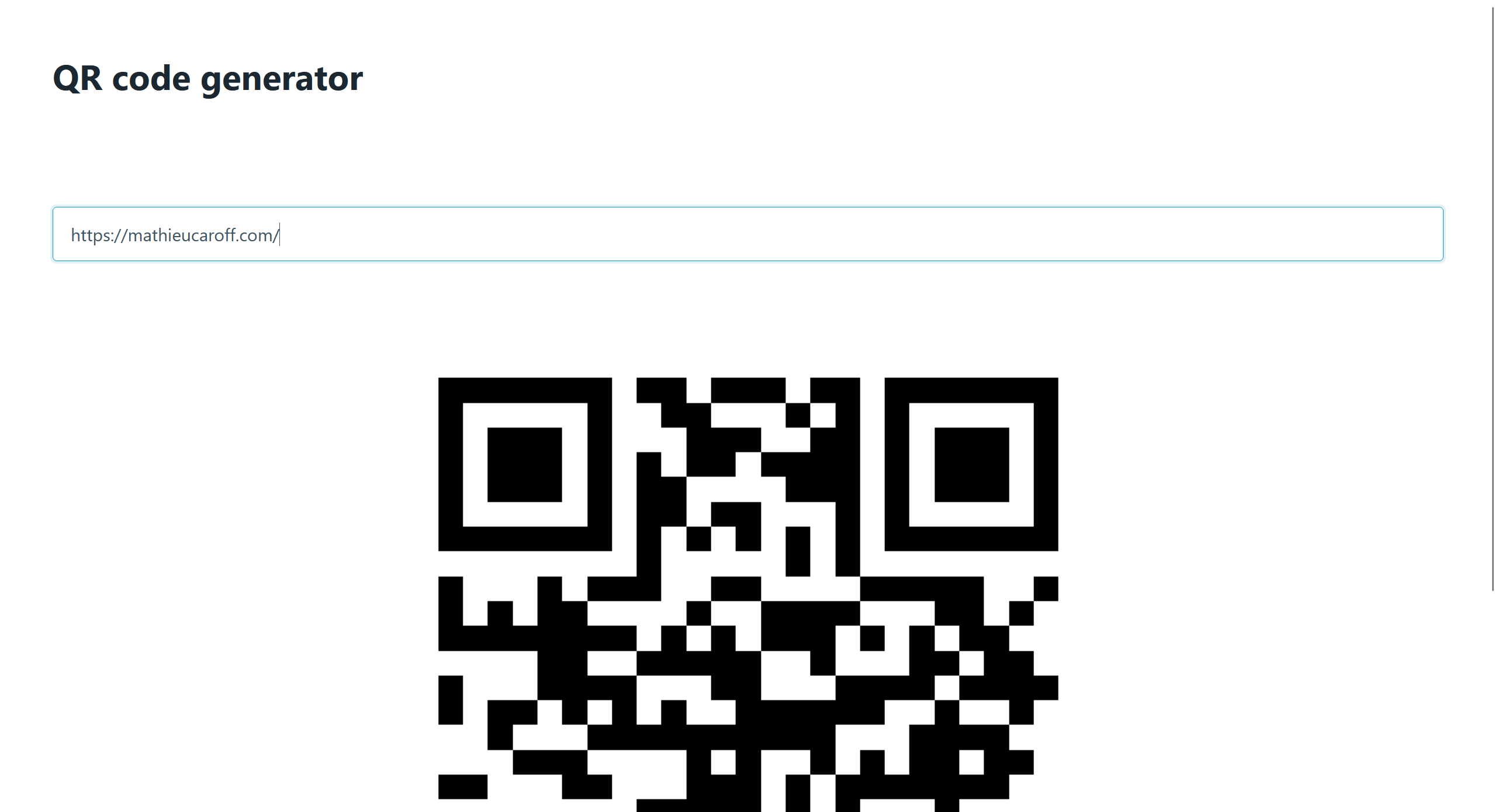 qrcode preview