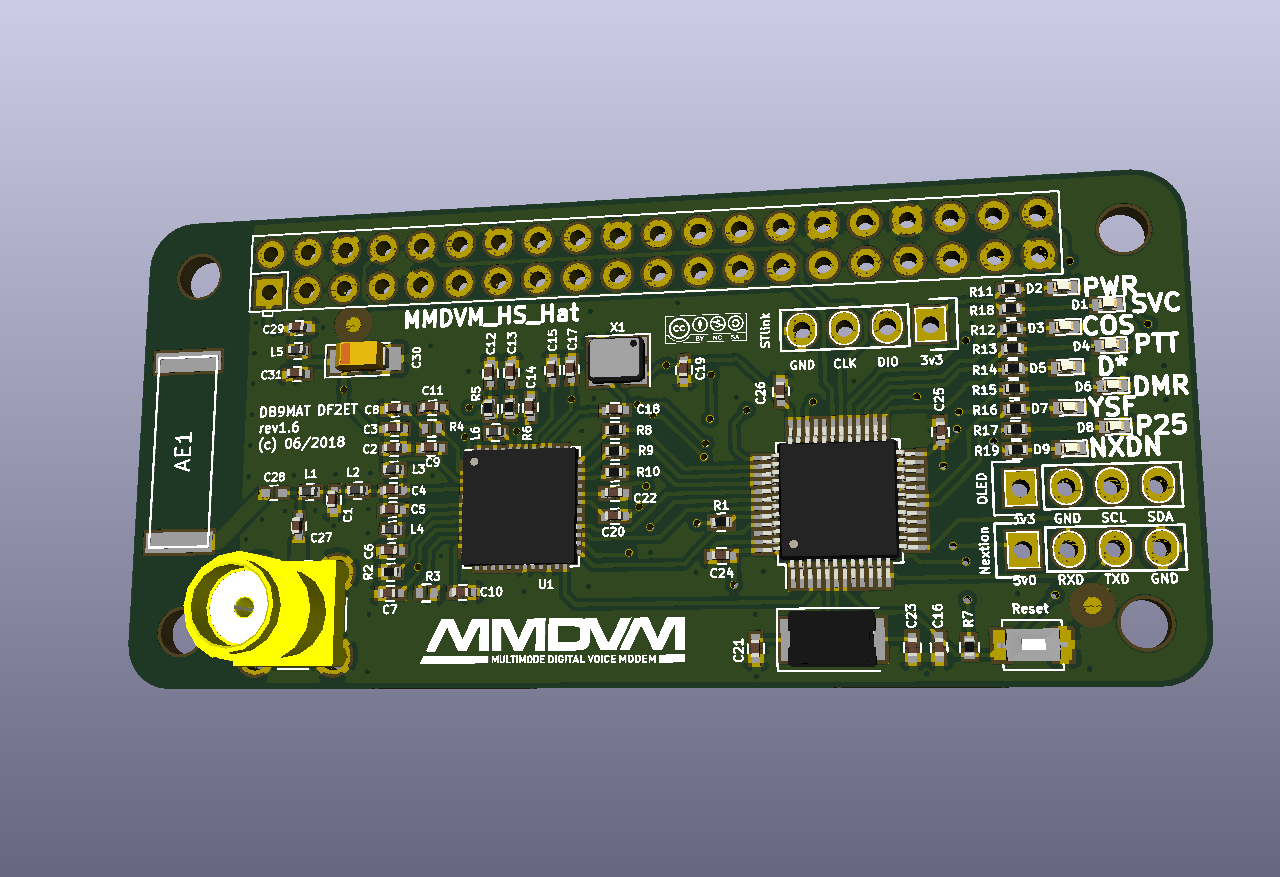 MMDVM HS Hat, from the project README