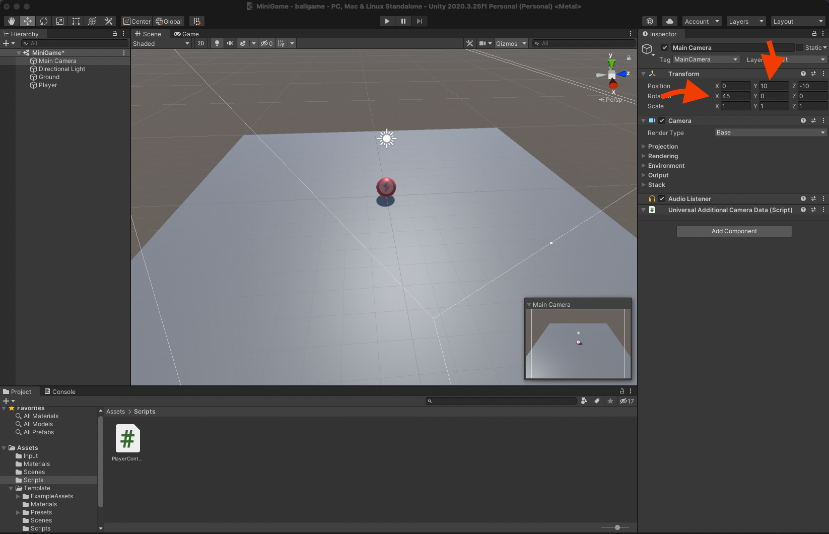 Unity screenshot