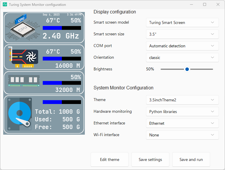 Configuration wizard