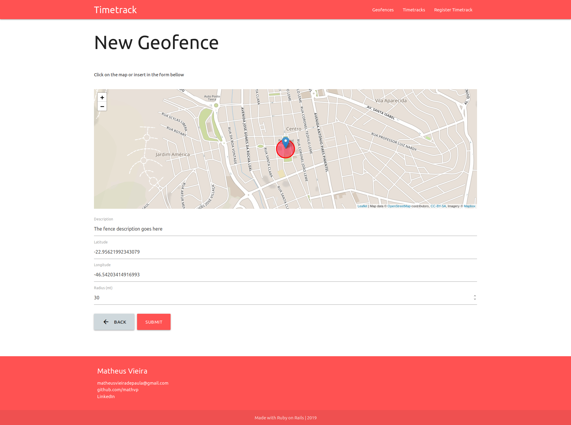 Geofence Screen