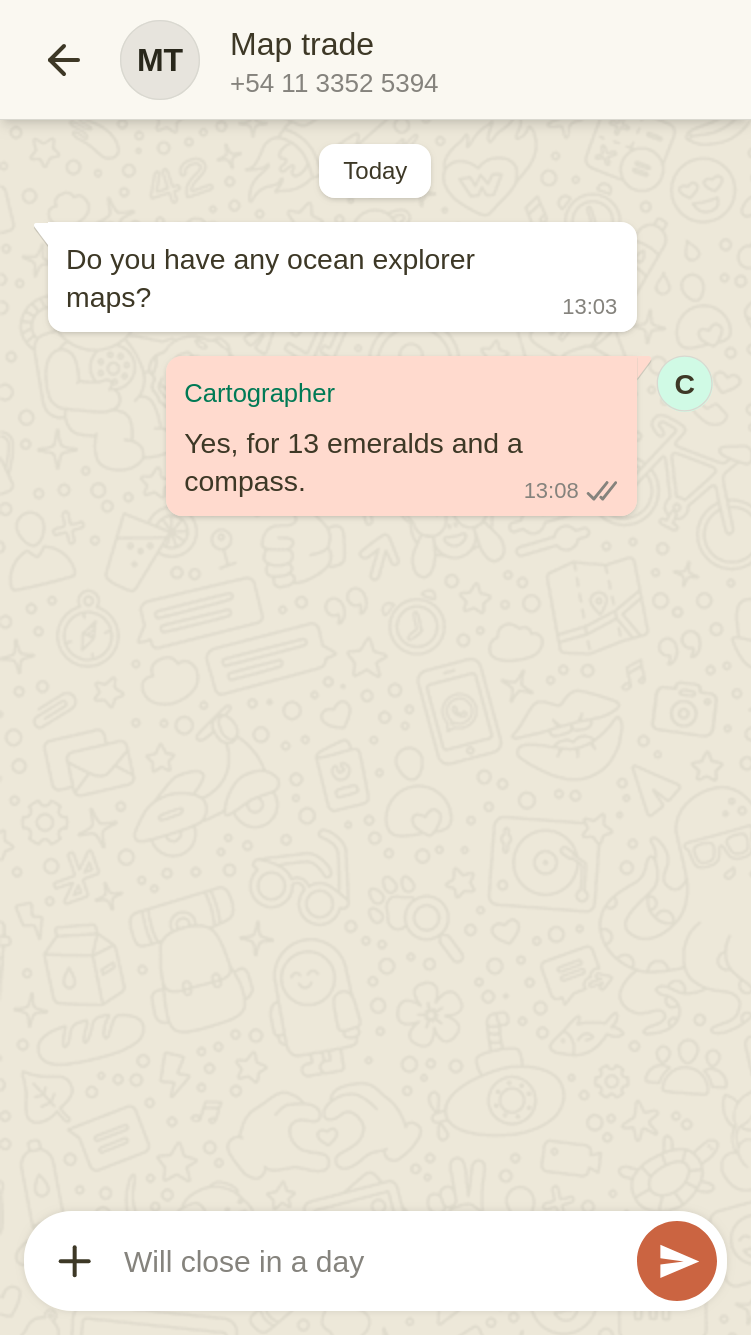 Chat view