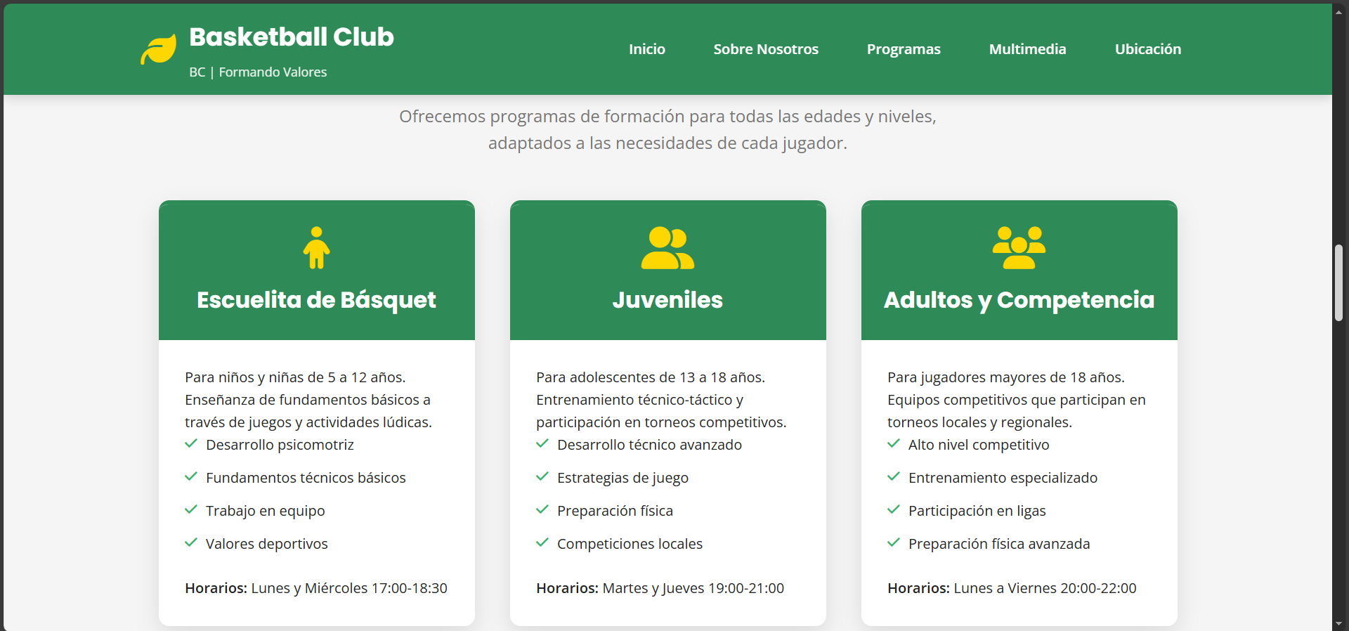 Proyecto Club