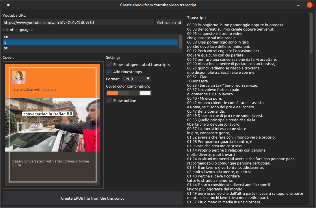 Italian screenshot