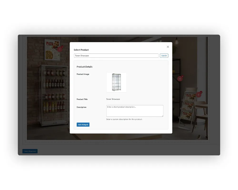Product Selection Modal