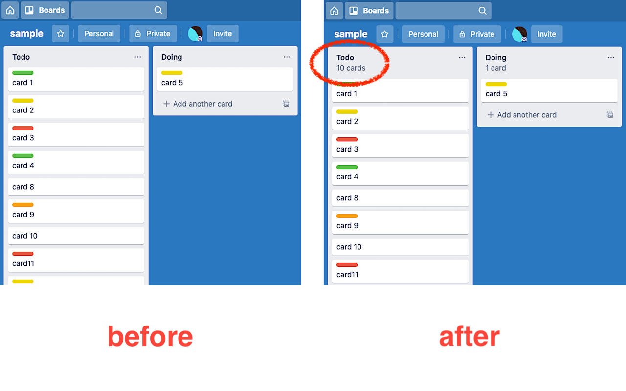 Trelloのカード数をカウントしてくれる Chrome拡張を作った モノラルログ