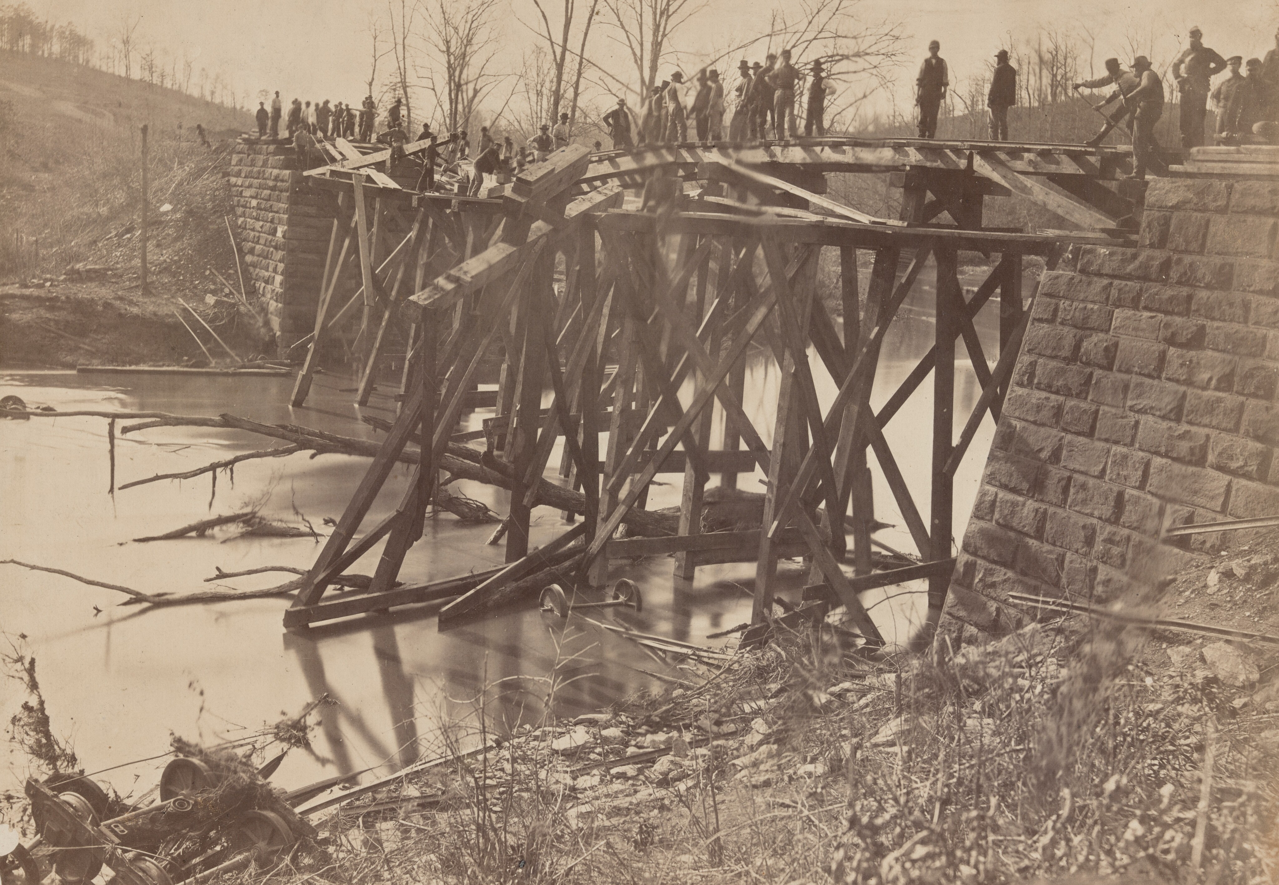Bull Run Bridge Repairs 1863