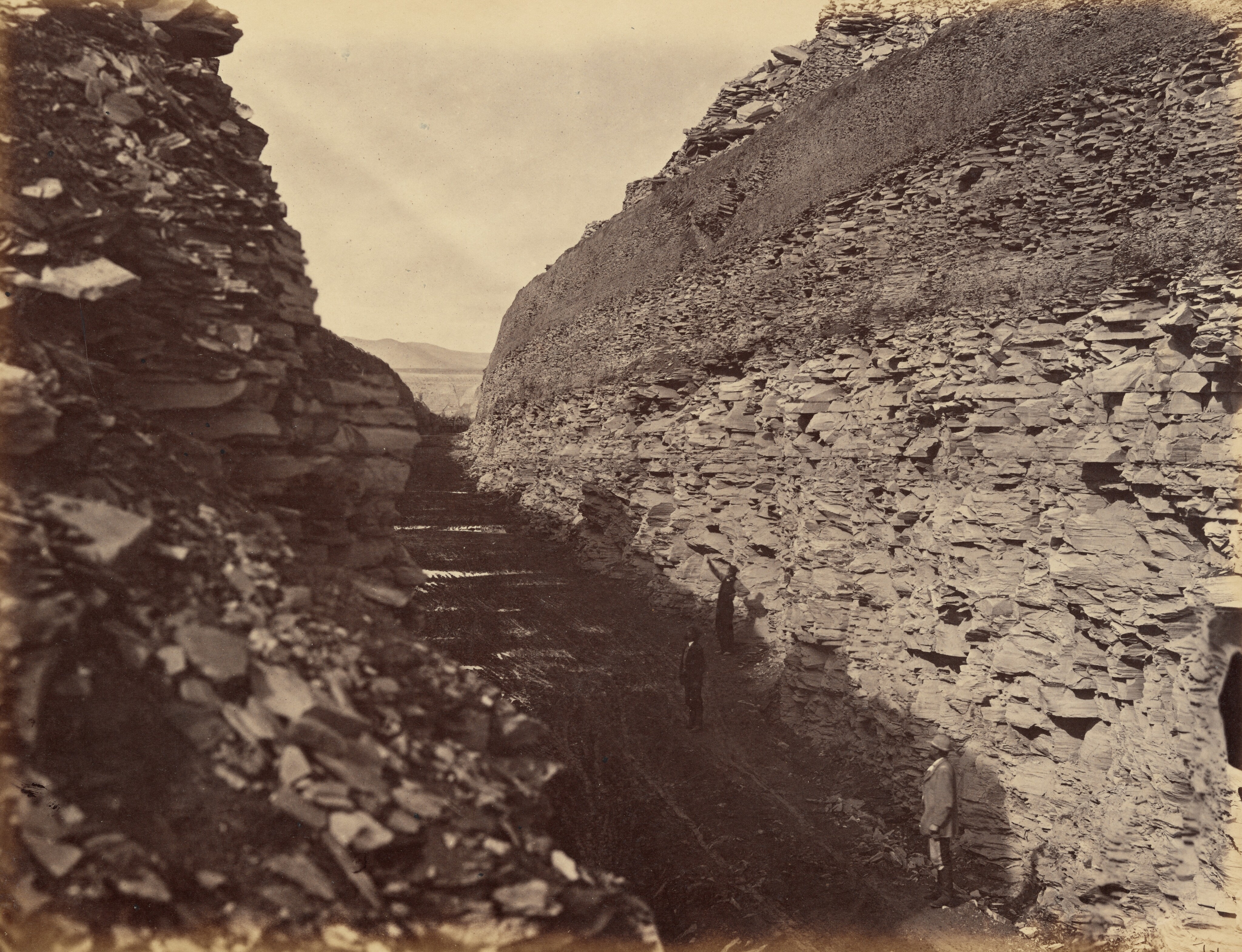 Burning Rock Cut 1869