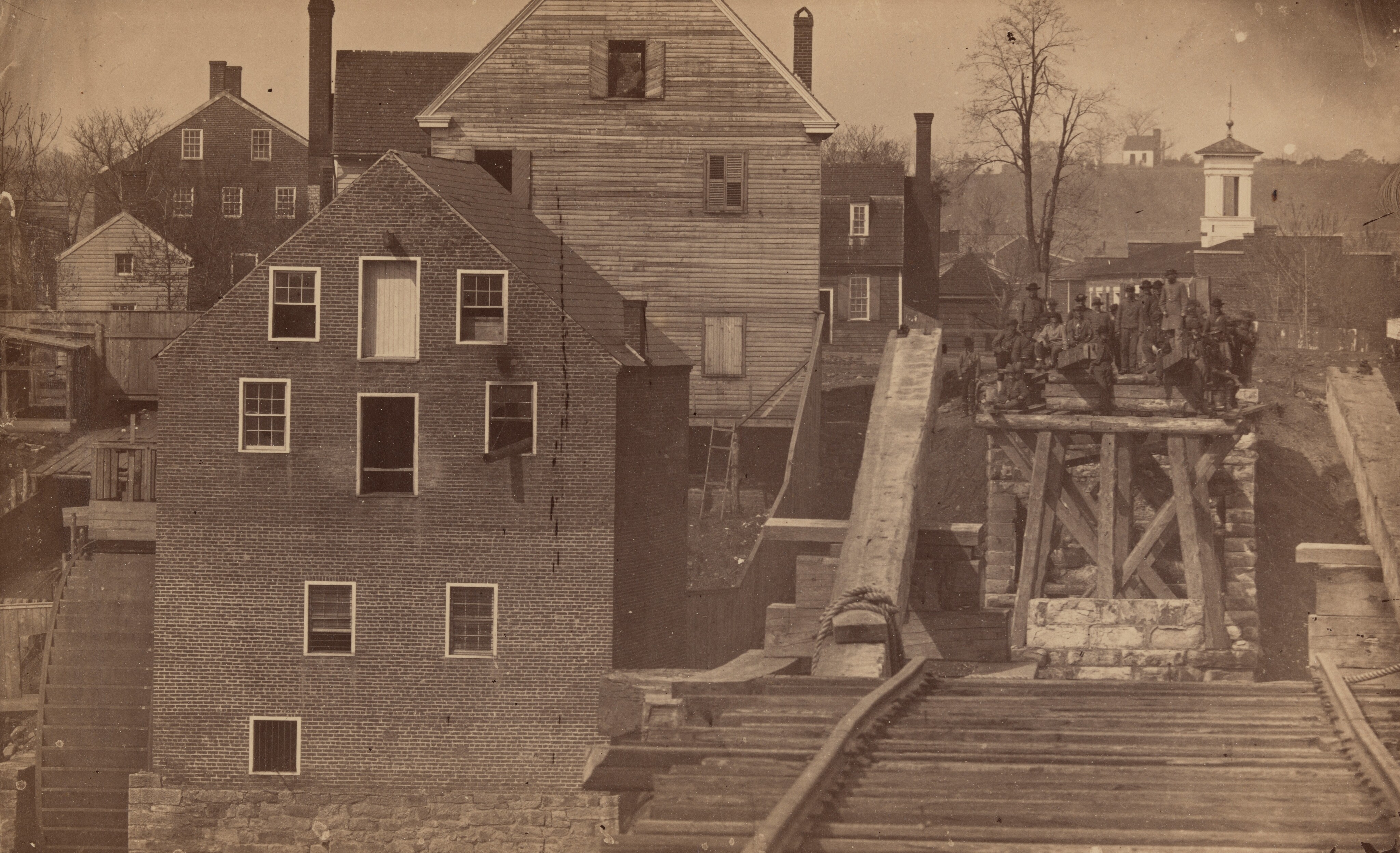 End of the Bridge after Burnside Attack Fredericksburg Virginia 1863