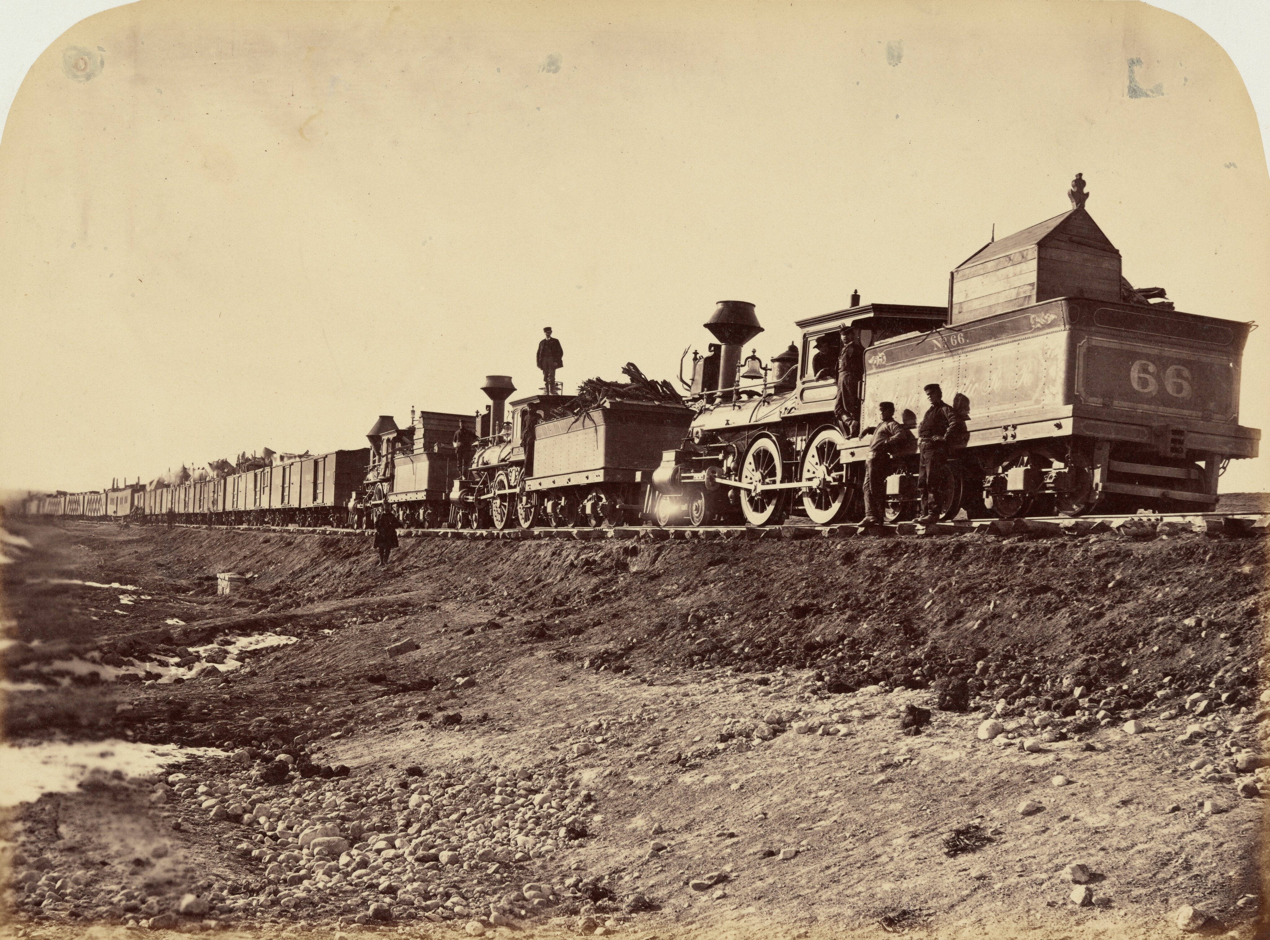 General Casement Construction Train 1869