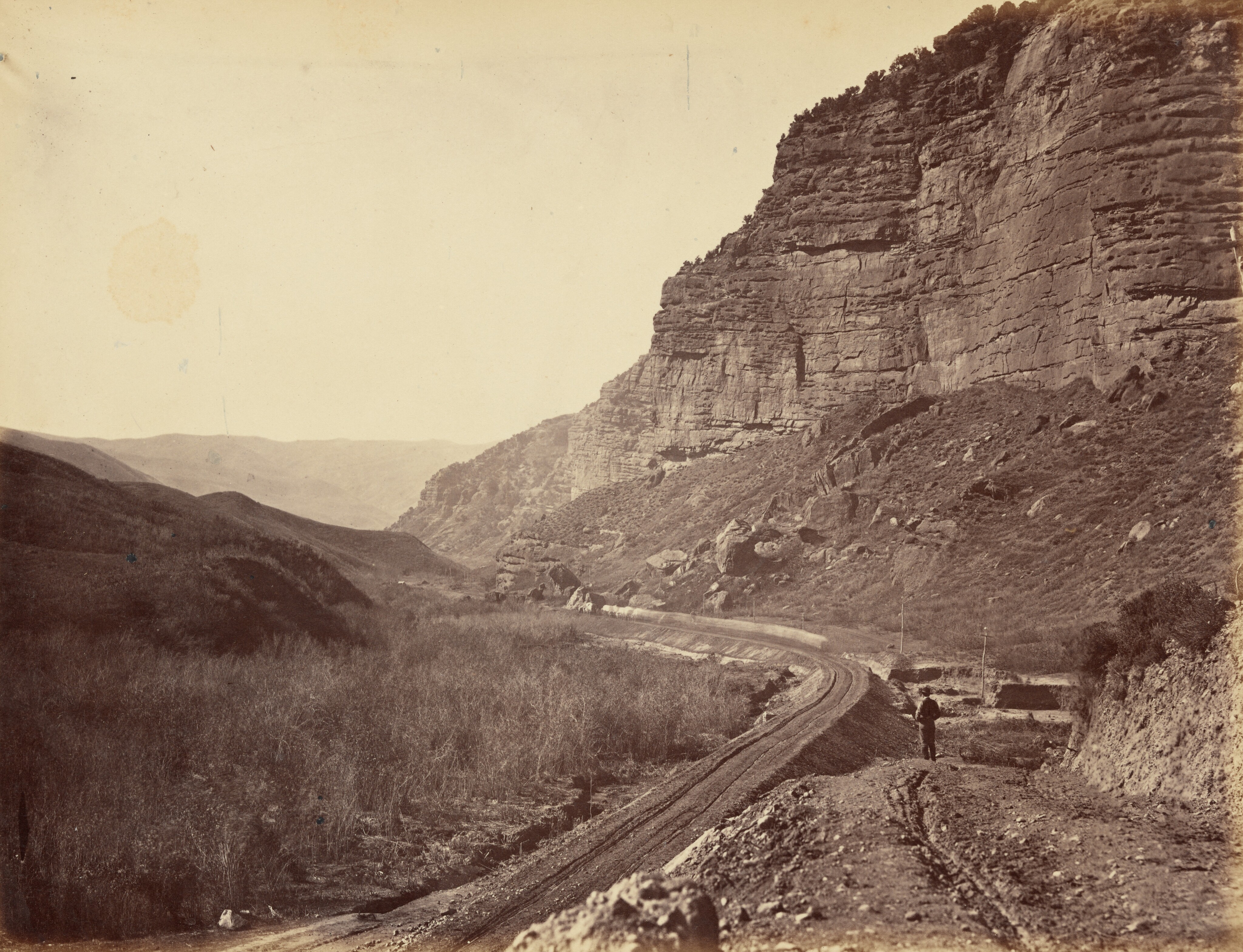 Looking Down Echo Canon from Death Rock 1869