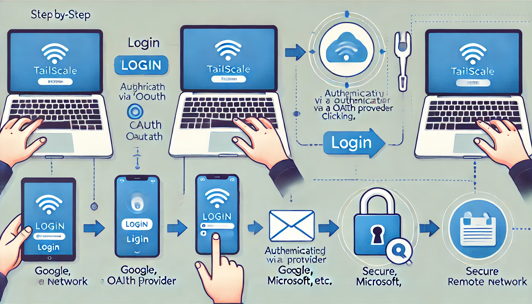 Tailscale Login Steps