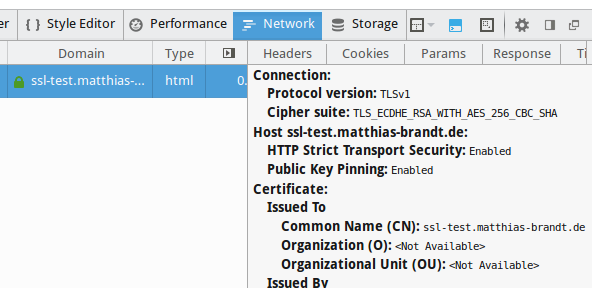 HSTS/HPKP headers