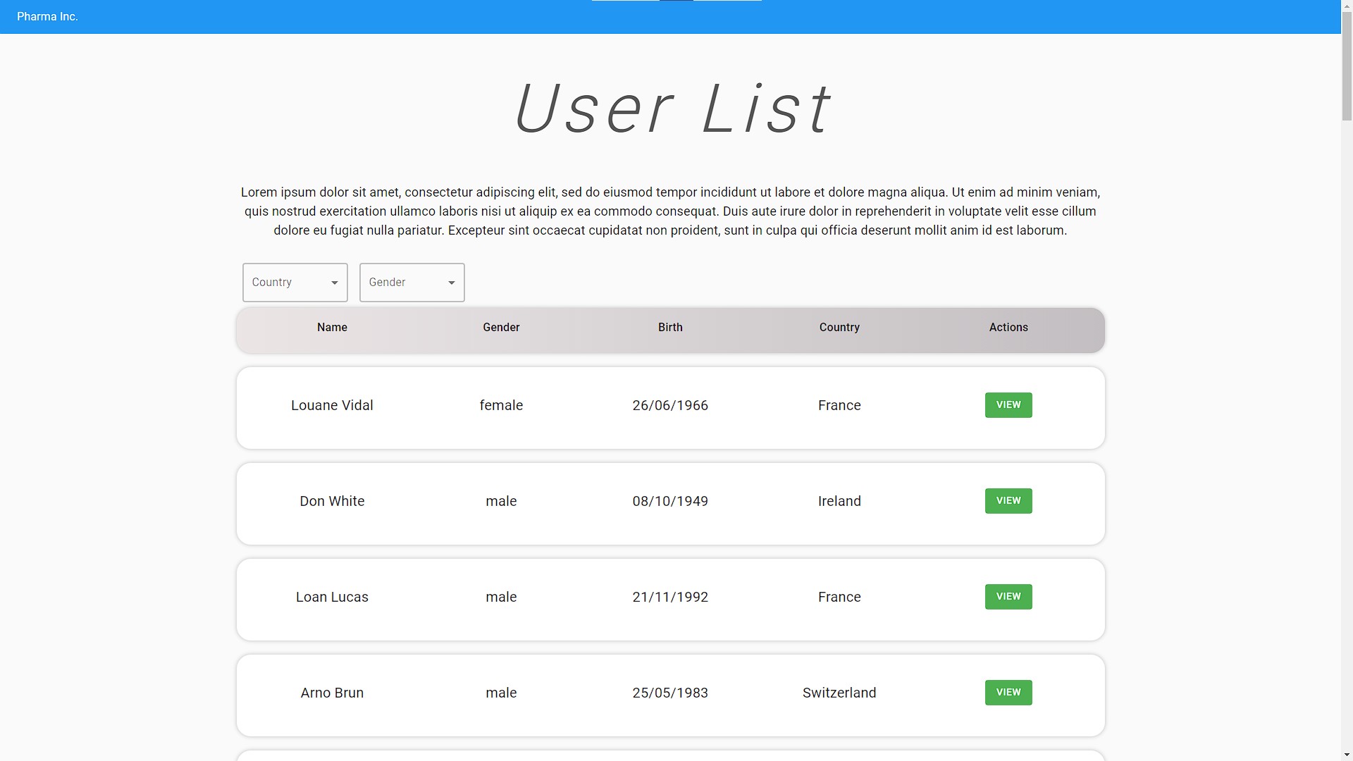 User list preview 1