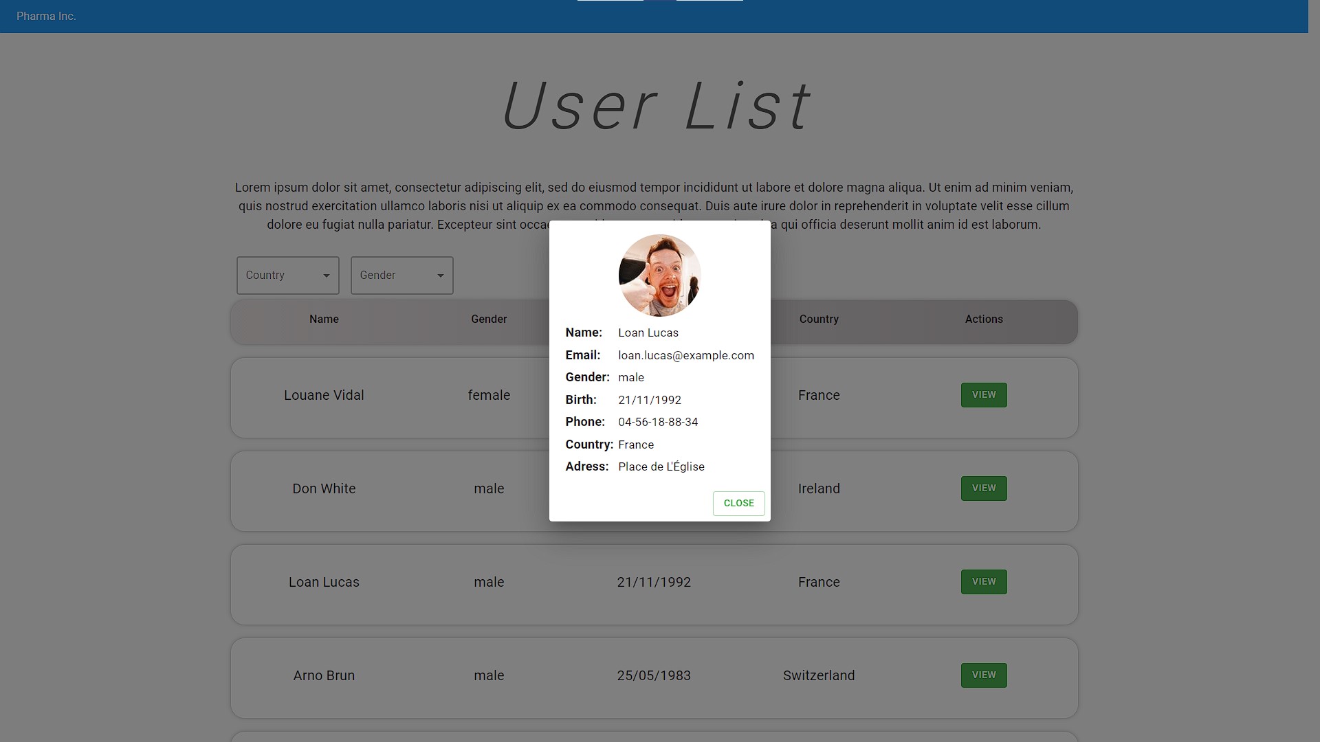 User list preview 2
