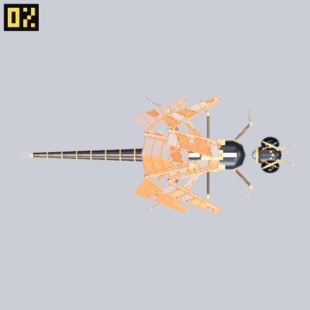 Clockwork dragonfly with unfolding wings and gears