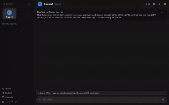 API agents — OpenAI-compatible owned thread