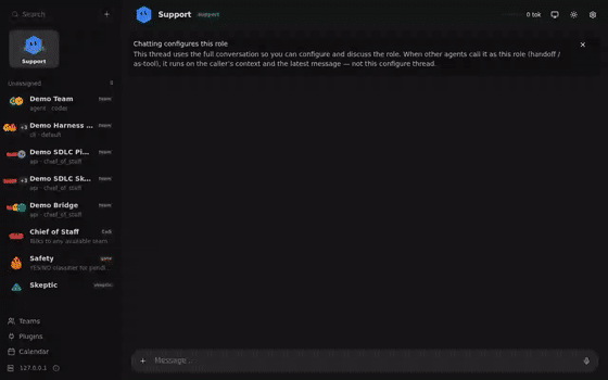 Remote agents — OpenMousBot / Hermes in the same rail