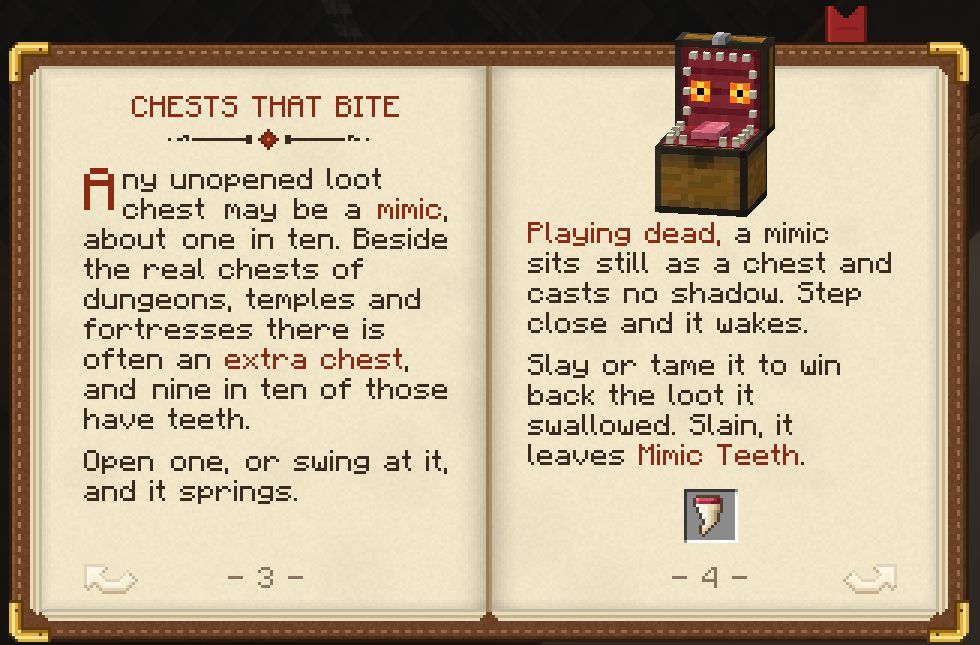 The almanac's chapter on mimics
