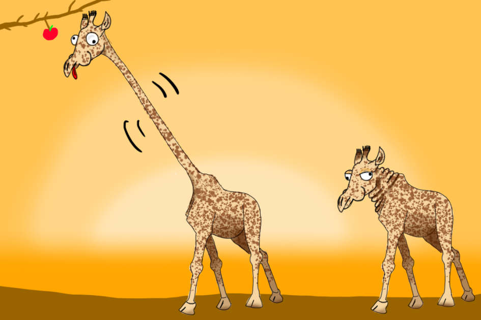 Short Giraffe, Stretchy Concept Art