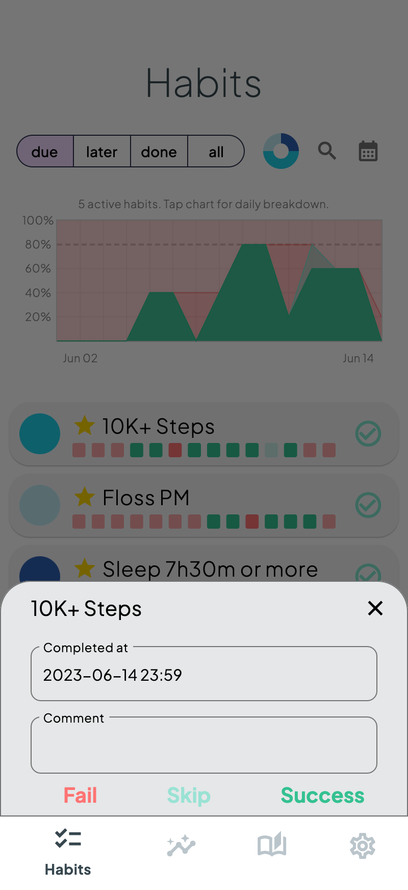 Habit - 10k+ Steps