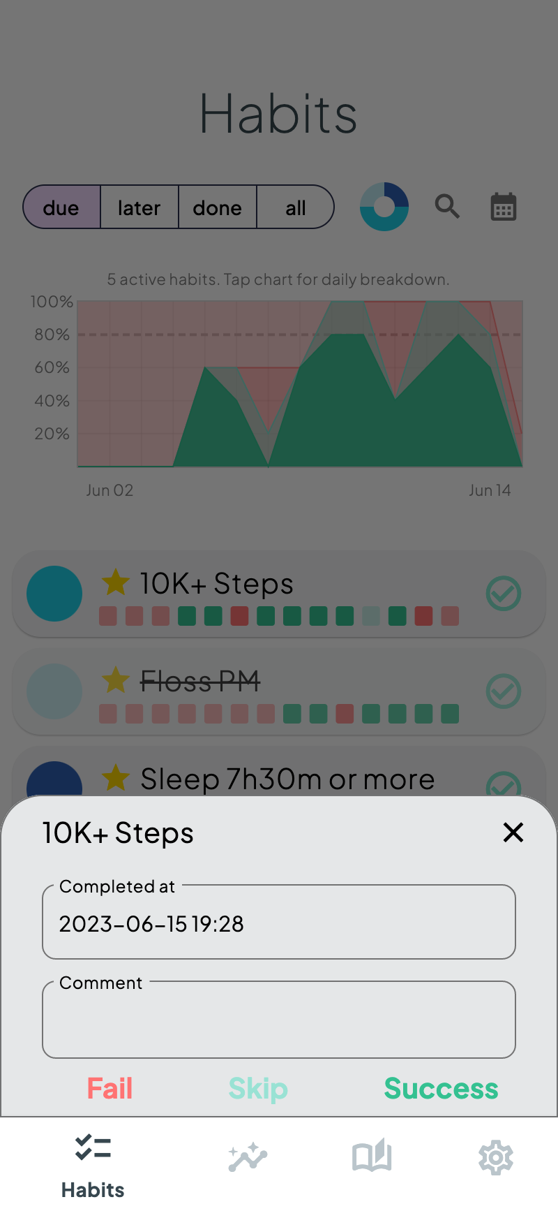 Habit - 10k+ Steps now