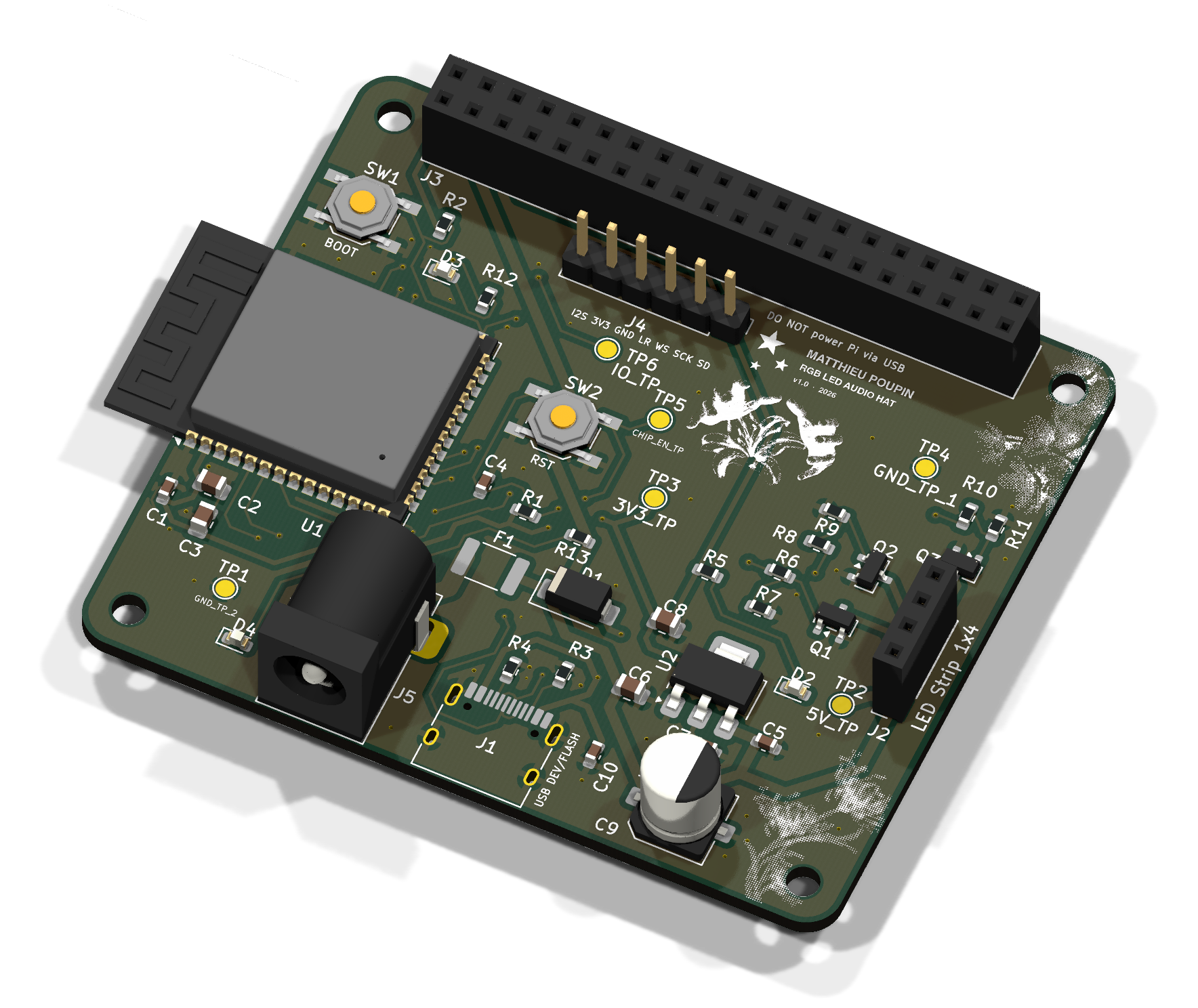Rgb led audio