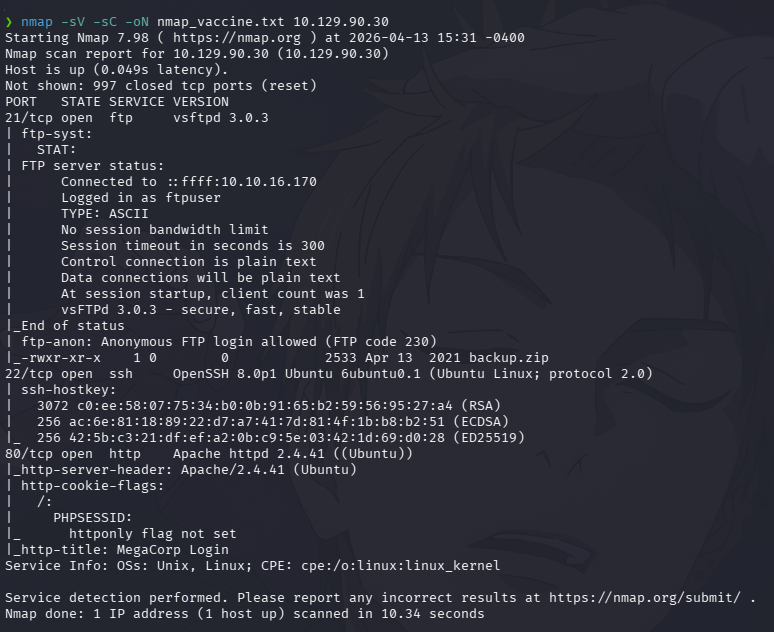 Nmap 扫描