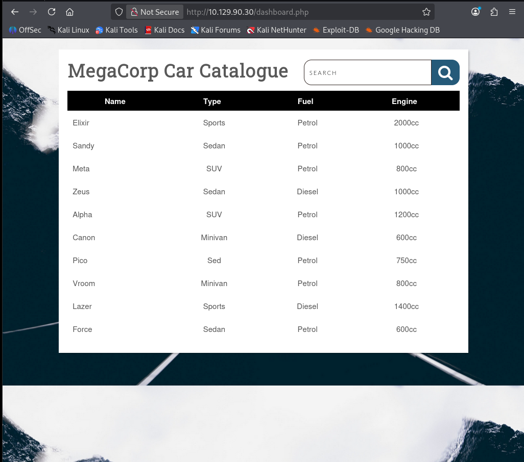 Web 仪表板