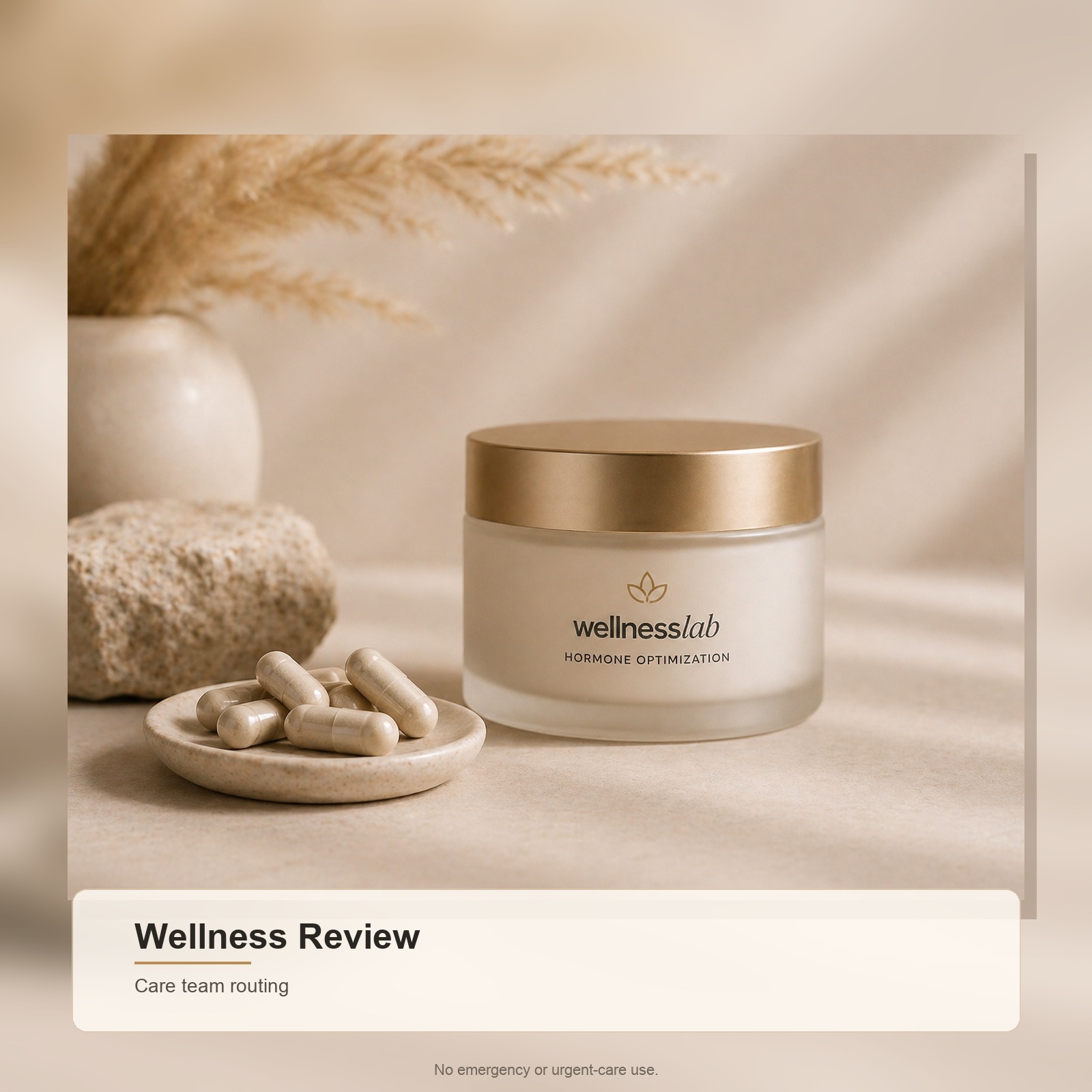 Wellness Lab wellness review card