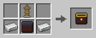 Crafting recipe for Advanced Smithing Table