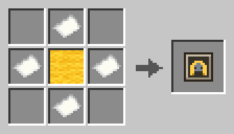 Crafting recipe for Skin Template Gambeson