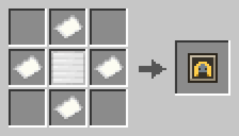 Crafting recipe for Skin Template Plate