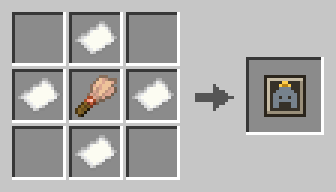 Crafting recipe for Template Brush Crest