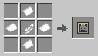 Crafting recipe for Template Feathering