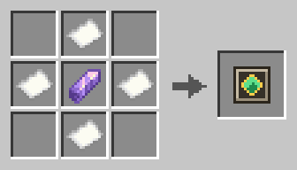 Crafting recipe for Template Fitting
