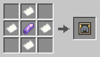 Crafting recipe for Template Helm Wings