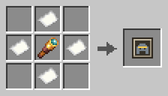 Crafting recipe for Template Spectacle Visor