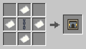Crafting recipe for Template Tassets