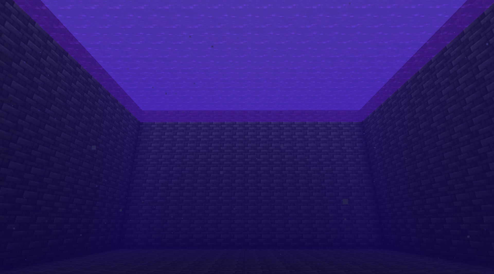 Under the surface the fog goes with it — a purple pool does not look blue from inside.