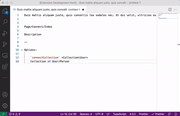 Box comment example