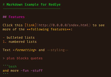 Markdown Screenshot