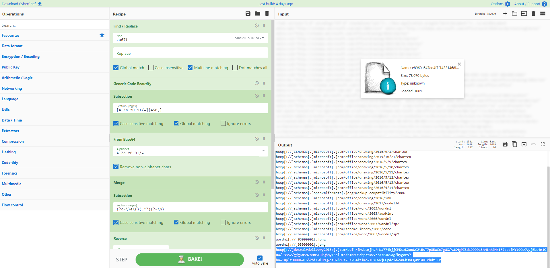 php email parser inline base64