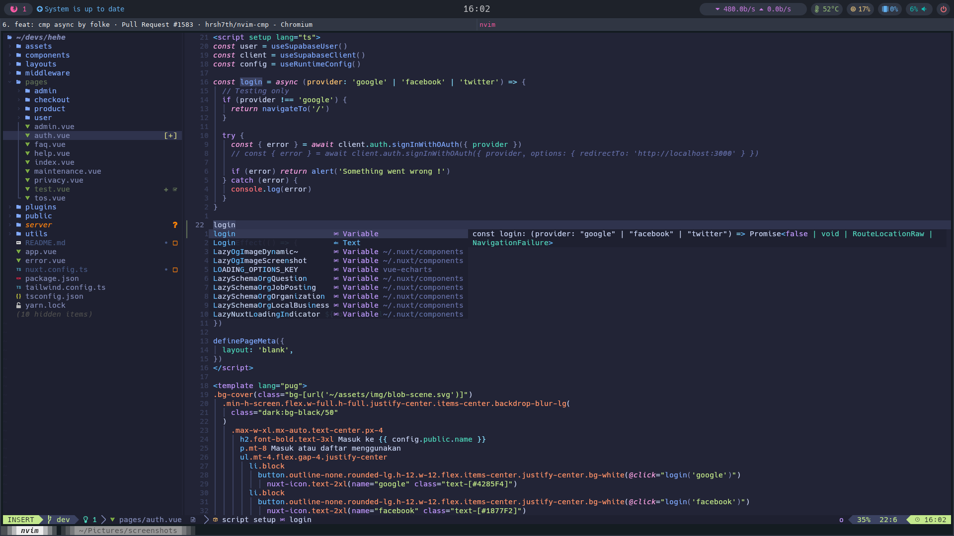 Neovim Editing